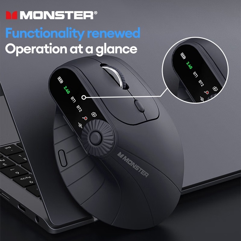 Mouse Monster M2 PRO: Sem Fio, Bluetooth e Alta Performance