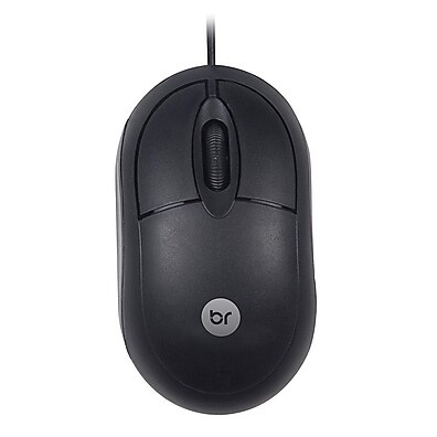 Mouse USB Preto: Conforto e Precisão