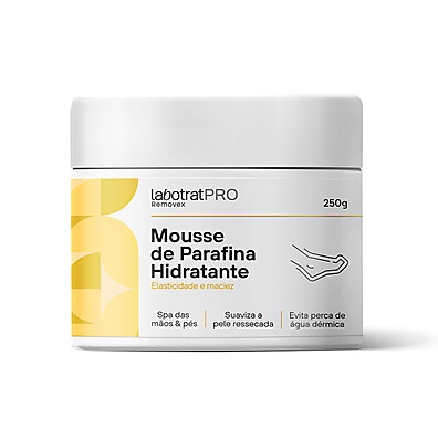 Mousse de Parafina Labotrat Pro 250g: Hidratação Intensa para Mãos e Pés