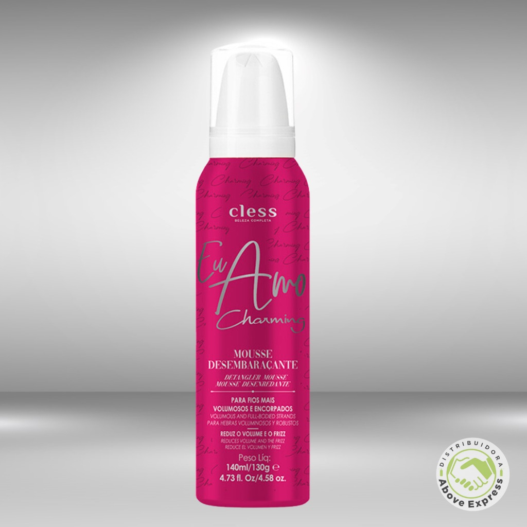 Mousse Desembaraçante Eu Amo Charme 140ml: Charme em Cada Fio