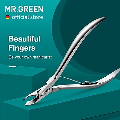 Mr.Green Nipper de Cutícula: Aço Inoxidável, Design Ergonômico