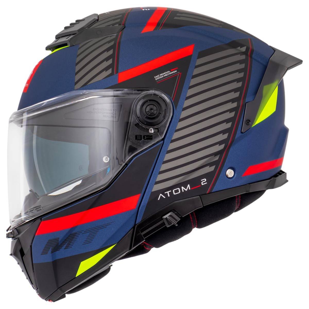 Capacete Articulado MT Atom 2 Robocop: Segurança e Estilo para sua Moto