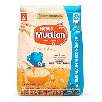 Mucilon Arroz e Aveia: Cereal Infantil que Fortalece Imunidade e Desenvolvimento Cerebral