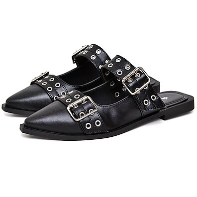 Mule Slingback Preto Majo 1304DB: Conforto e Estilo