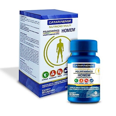 Multi Homem 60 Cápsulas – Suplemento Completo para Homens