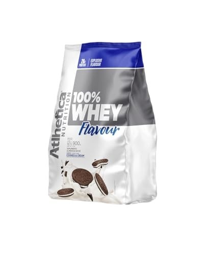 Atlhetica Nutrition 100% WHEY FLAVOUR (900g) (SC) Cookies & Cream, Multicolorido.