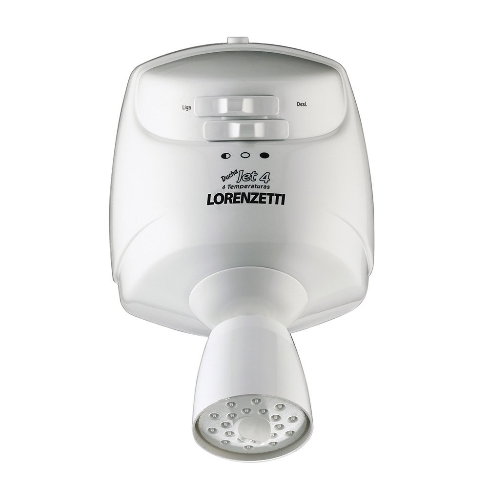 Ducha Elétrica Jet4 220V 6800W Lorenzetti - Banho Confortável com Jato Multidirecional