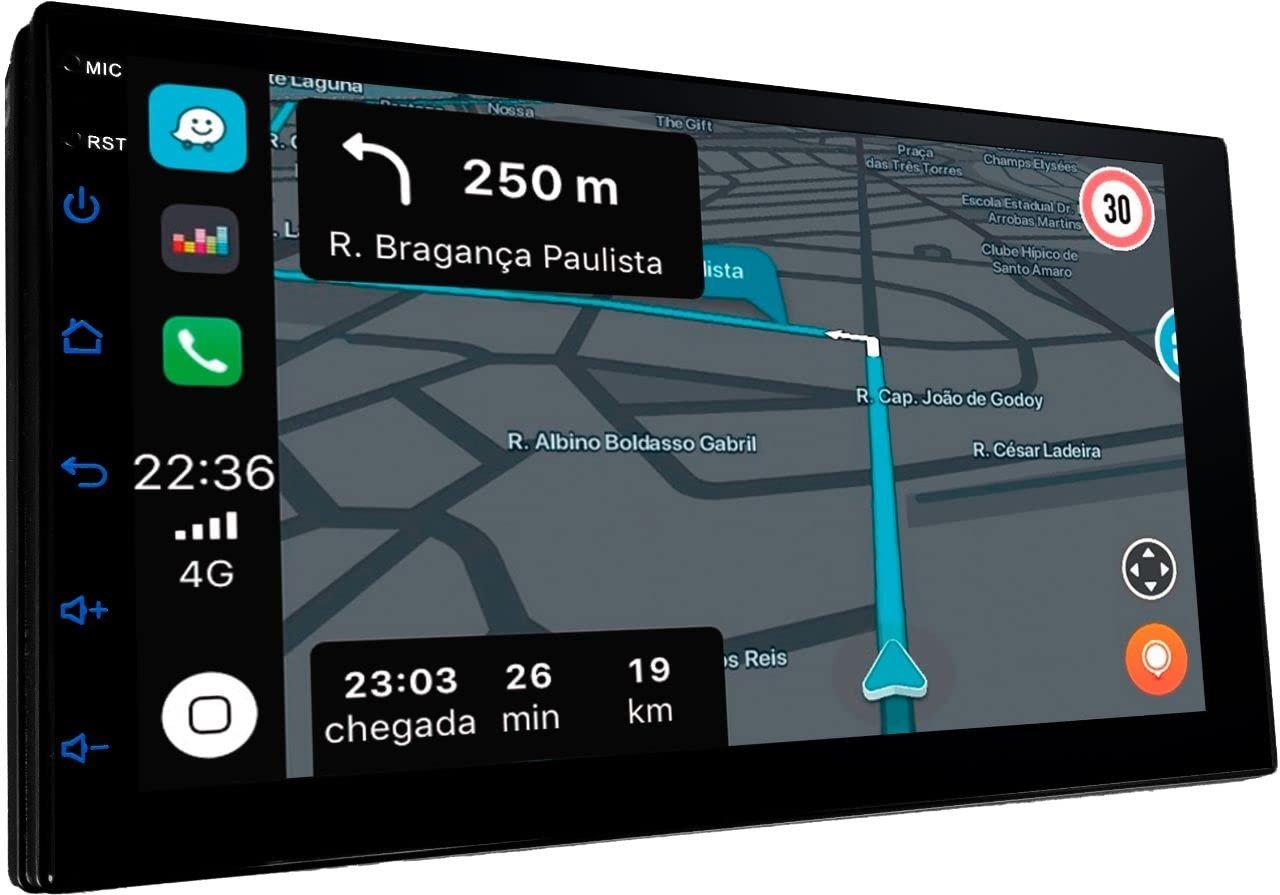 Central Multimídia Roadstar RS815BR: Android 11, CarPlay, Android Auto e GPS para seu Carro
