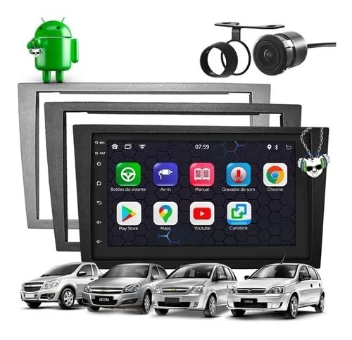 Central Multimídia Android MP5 Universal Corsa, Vectra, Montana e Meriva - Conectividade Total!