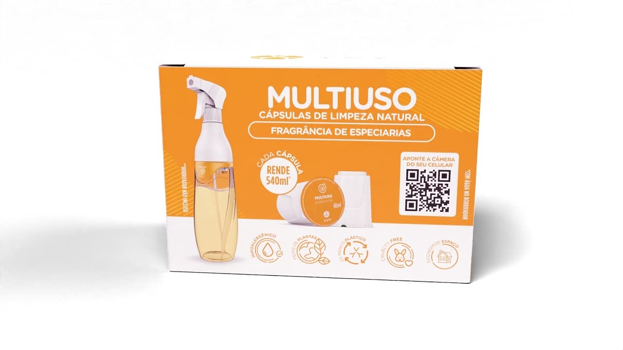 YVY Refil Kit Multiuso Especiarias - 2 Cápsulas 1080ml | Limpeza Natural, Vegana e Ecológica