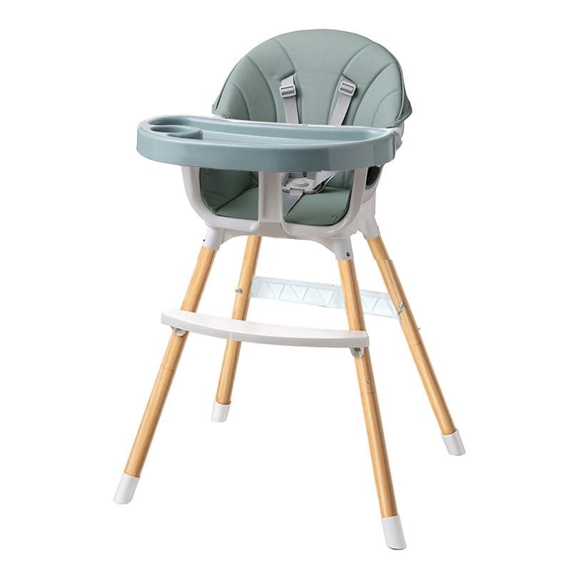 Cadeira de Alimentação Premium Multmaxx com Altura Ajustável e Até 15kg - Conforto e Segurança para seu Bebê (Verde)