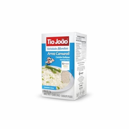 Arroz Carnaroli Tio João Variedades Mundiais - 1kg