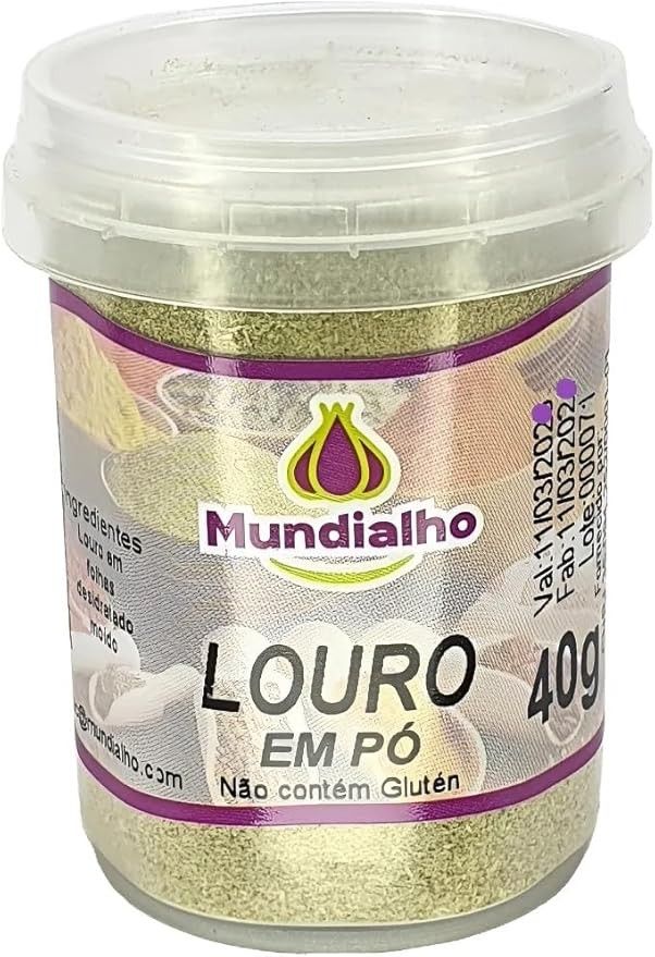 Louro Em Pó Tempero Mundialho 40g