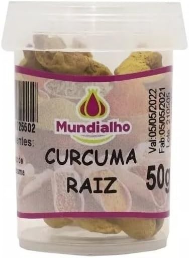 Açafrão Raiz Pote Mundialho 50g