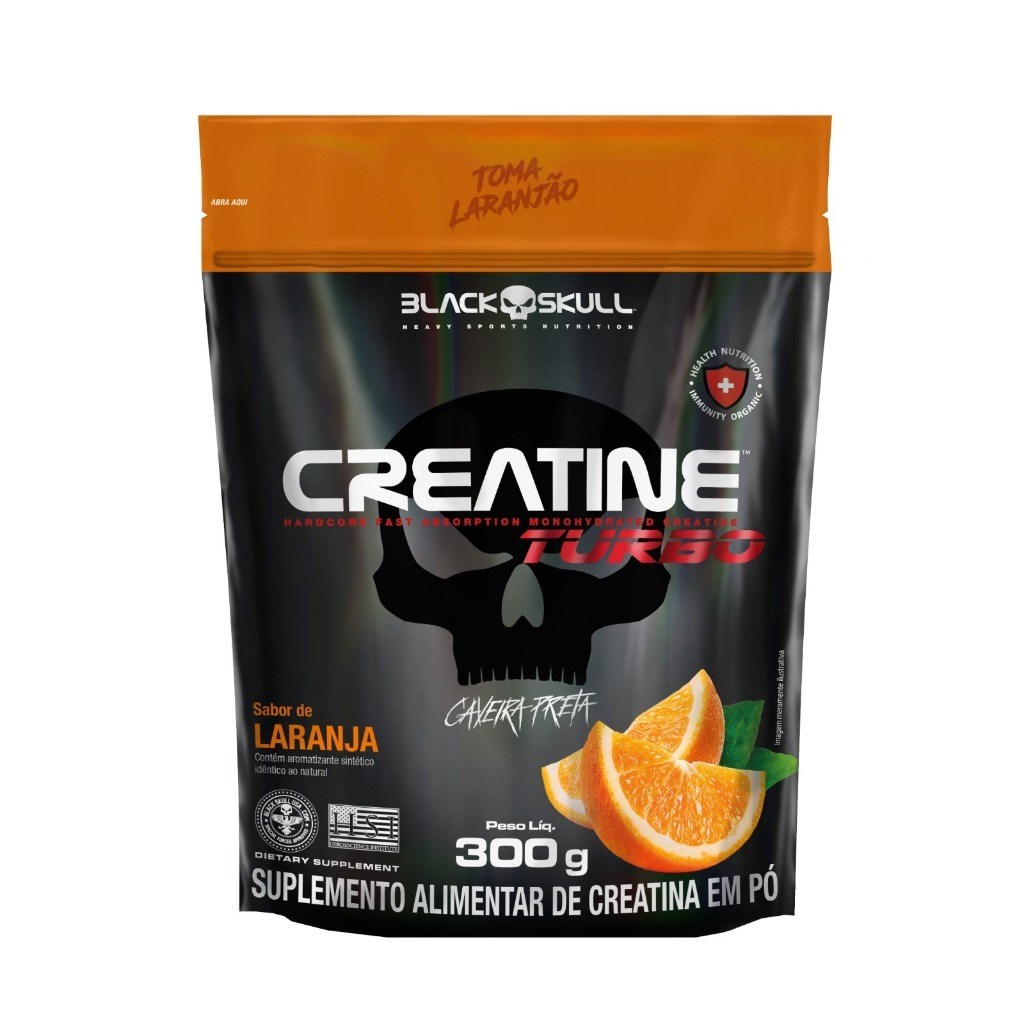 Creatina Turbo 300g Refil: Energia Pura para Massa Muscular