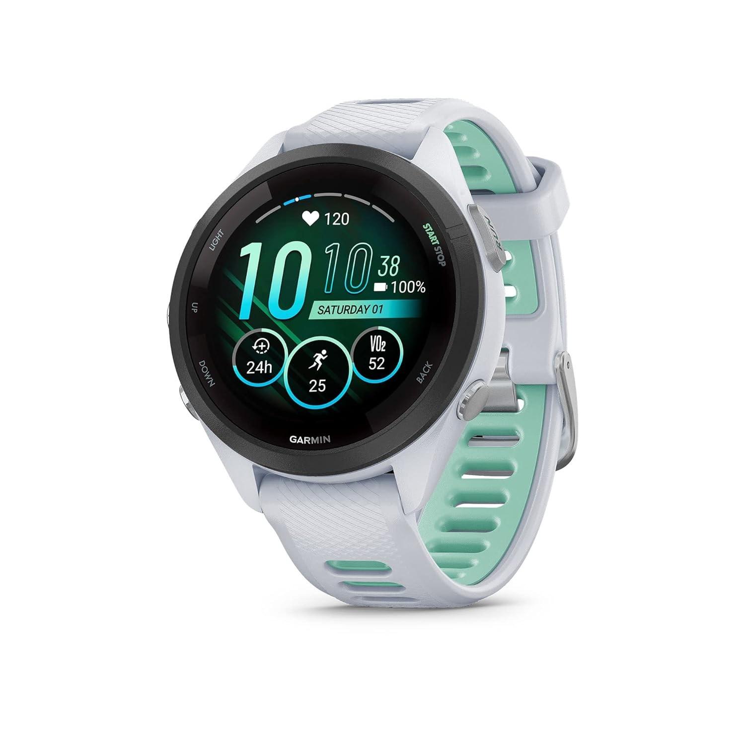 Garmin Forerunner 265s Music Branco: Seu Treino com Música e GPS Preciso