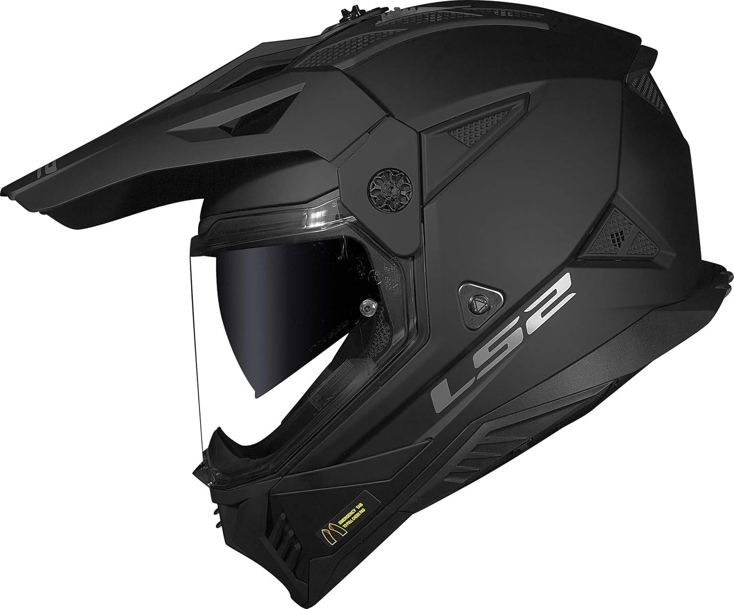 Capacete LS2 MX 702 Monocolor Preto Fosco: Segurança e Estilo para Sua Aventura