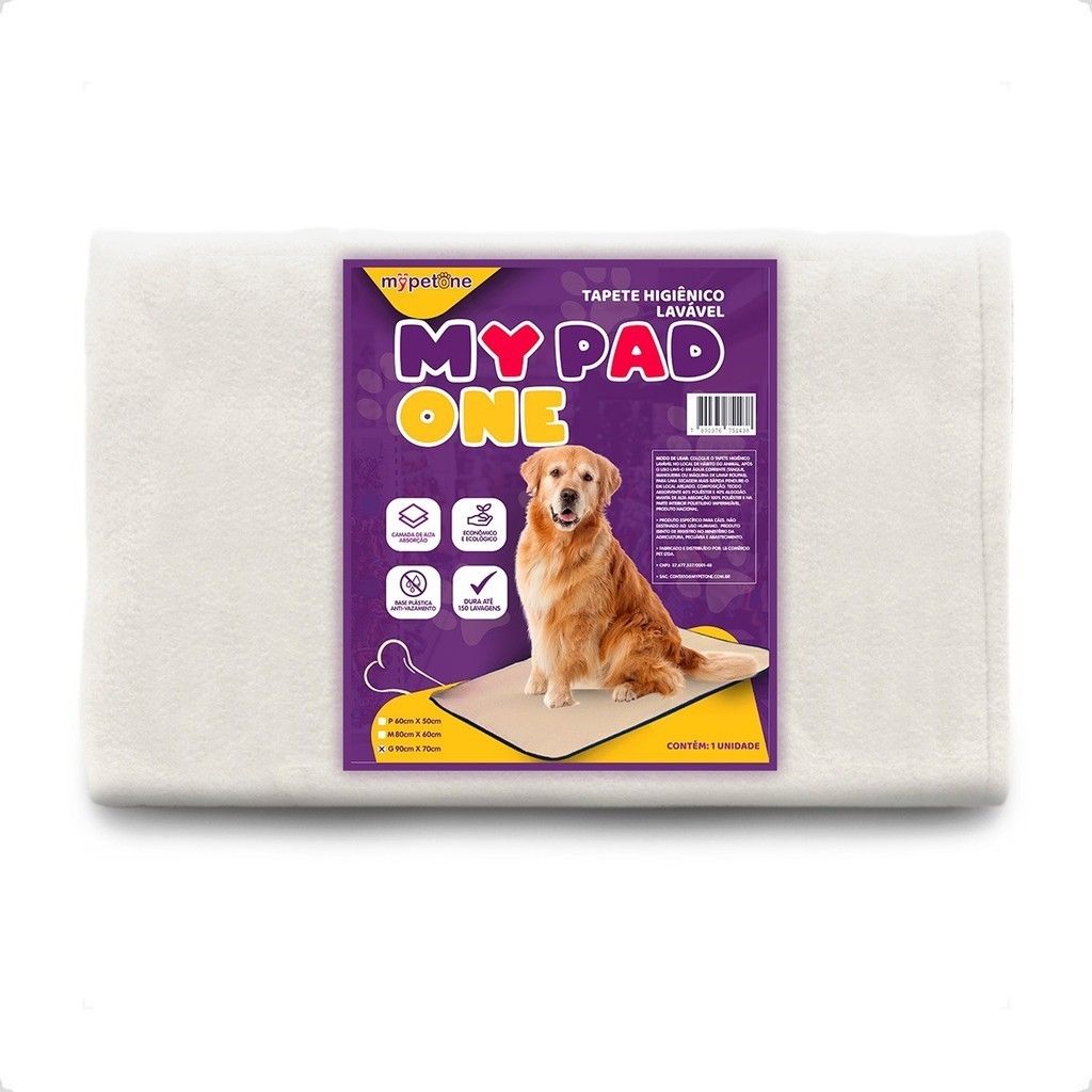 My Pad One: Tapete Higiênico Lavável G - Economia e Praticidade!