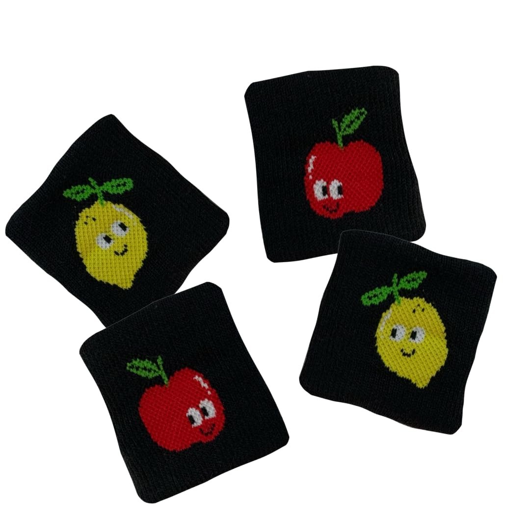 Kit 2 Munhequeiras para Babador BLW Frutas - Proteção e Estilo na Introdução Alimentar