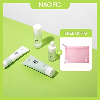 NACIFIC Cica: Kit Rosto para Pele Sensível