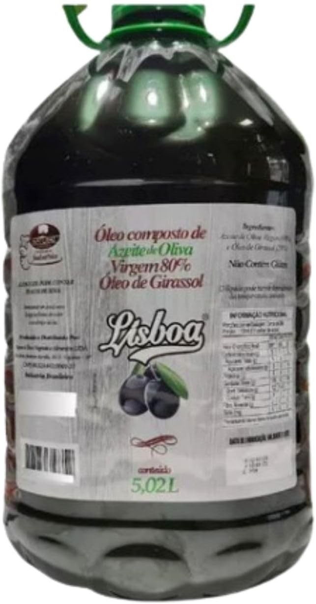 Azeite de Oliva Virgem 80% Nacional 5 Litros Premium Lisboa