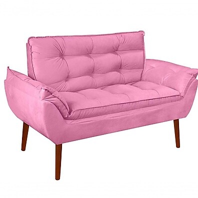 Namoradeira Opala Suede Rose: Elegância e Conforto
