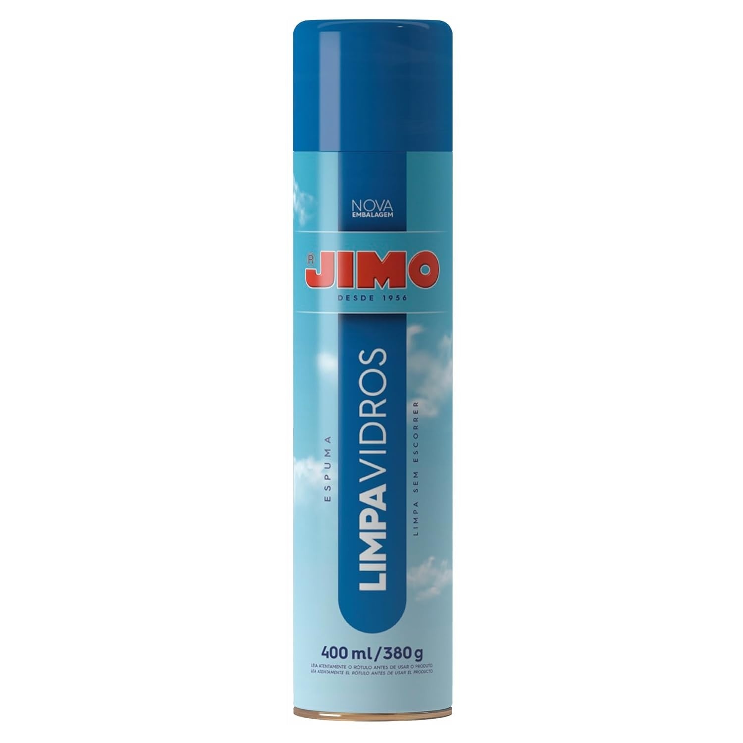 JIMO Limpa Vidros Carro - Vitrine, Janela e Espelho | Espuma Não Escorre | 400ml