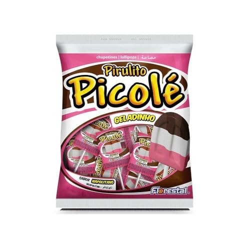 Pirulito Picolé Napolitano C/50un - Florestal