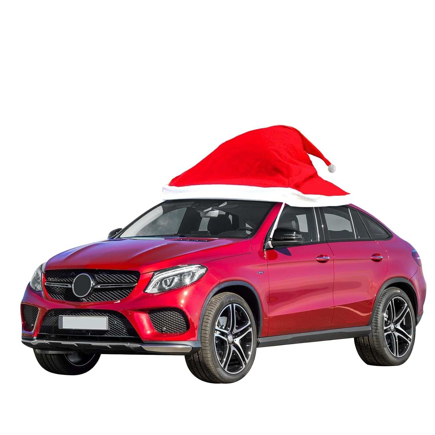 Chapéu de Papai Noel para Carro: Decoração Natalina Divertida e Fácil de Instalar
