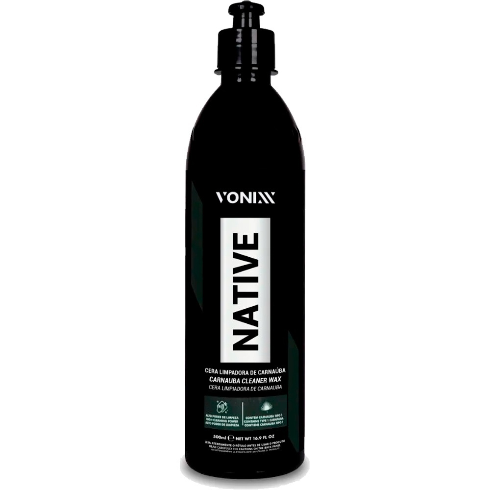 Native Cleaner Wax 500ml: Brilho Impecável!