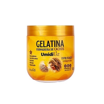 Gelatina Formadora de Cachos 500g Murial: Cachos Fixos e Naturais
