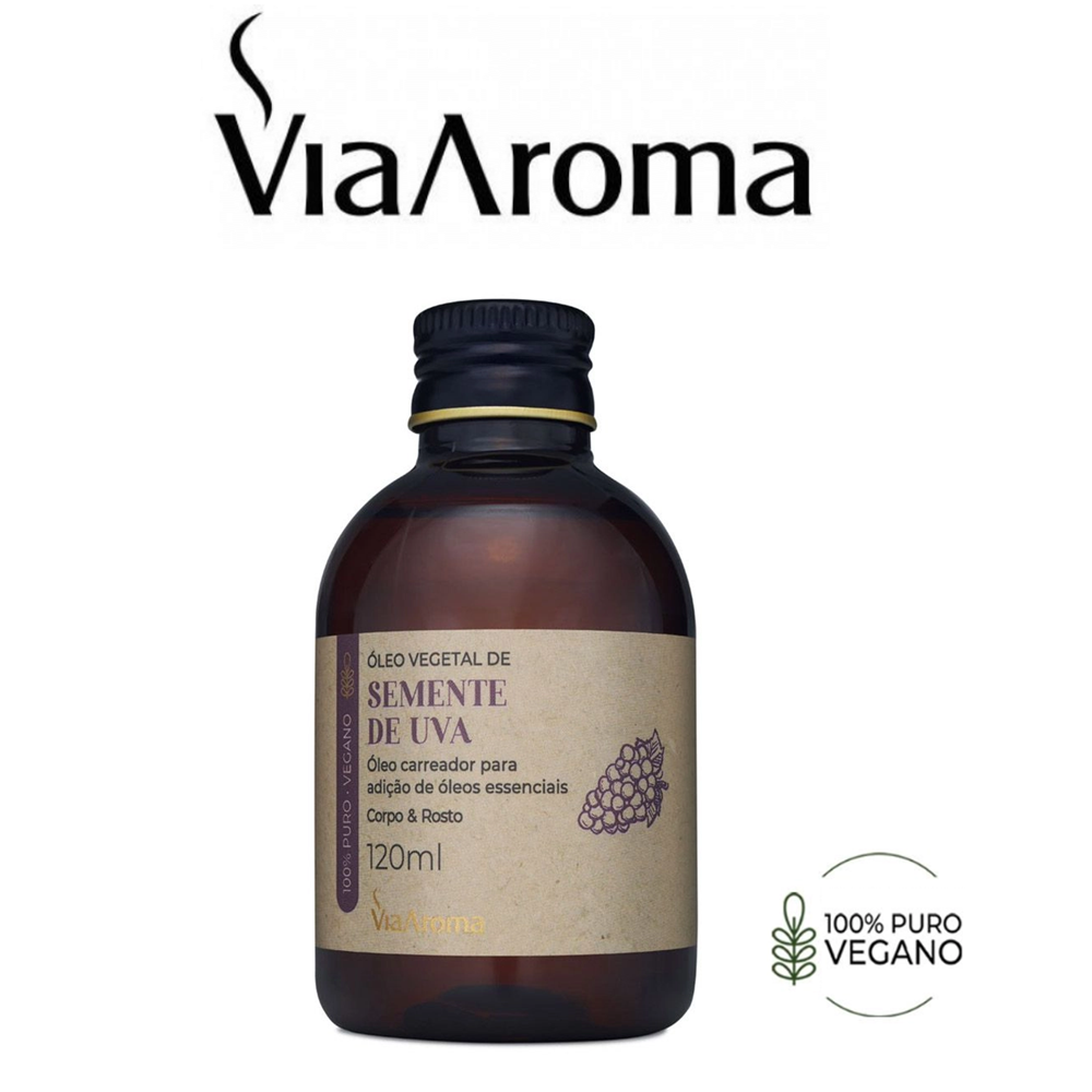 Óleo de Semente de Uva 120ml – Hidratação Pura e Natural