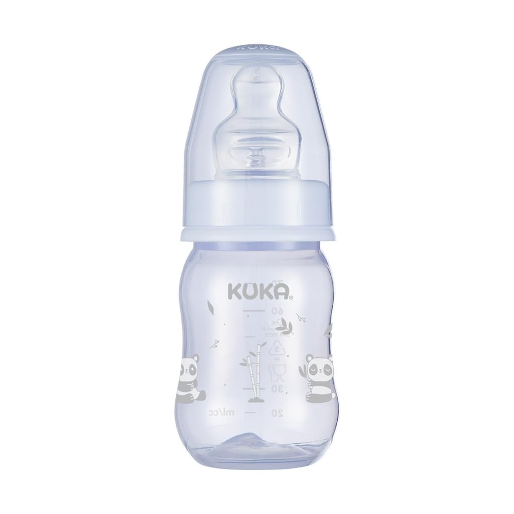 Mamadeira Natural Branca Ortodôntica Kuka - Bico Anatómico 70ml