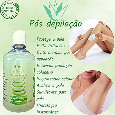 Aloe Vera Gel: Hidratação e Regeneração Natural