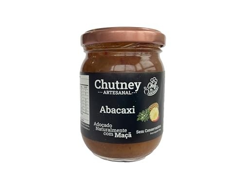 Chutney de Abacaxi Naturalmente Adoçada com Maçã 200g
