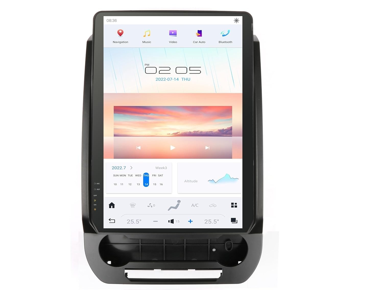Rádio Automotivo Android 13.0 para Ford Expedition 2018-2022: Navegação GPS, Carplay e Tela Tesla 10.4"