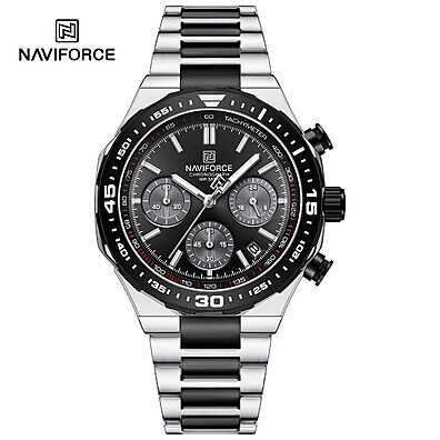 NAVIFORCE 8049: Relógio Masculino à Prova D'água