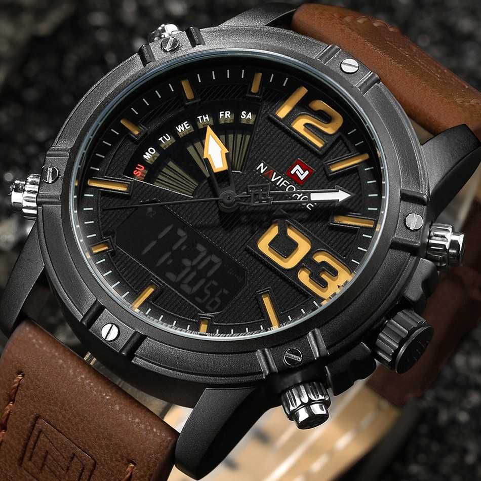 Naviforce 9095: Relógio Masculino Luxo e à Prova D'Água