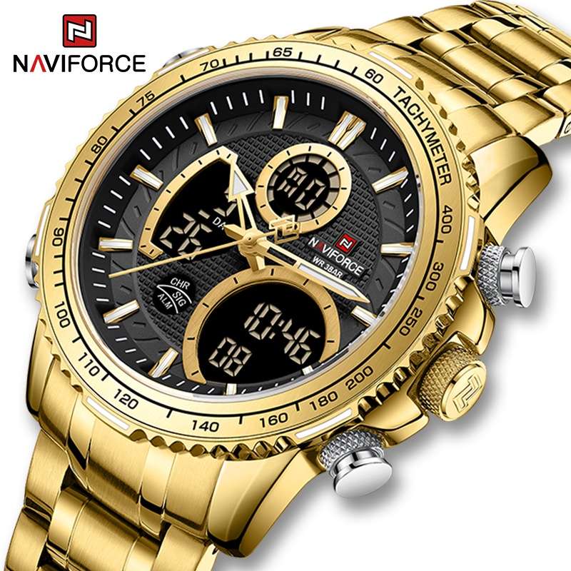 NAVIFORCE 9182: Relógio Masculino de Luxo