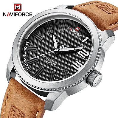 NAVIFORCE 9202: Relógio Masculino Esportivo e à Prova D'água