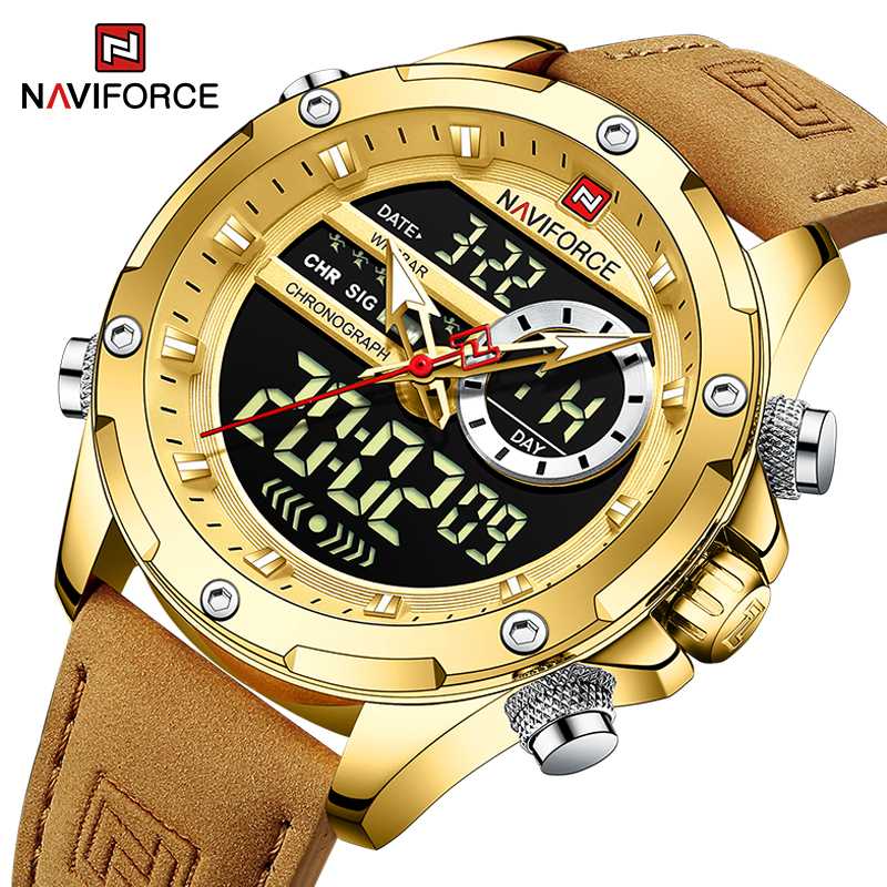 NAVIFORCE 9208: Relógio Masculino Elegante e Resistente