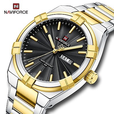 NAVIFORCE 9218: Relógio Masculino Elegante e Resistente
