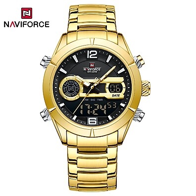 NAVIFORCE 9232: Relógio Masculino Elegante e Resistente