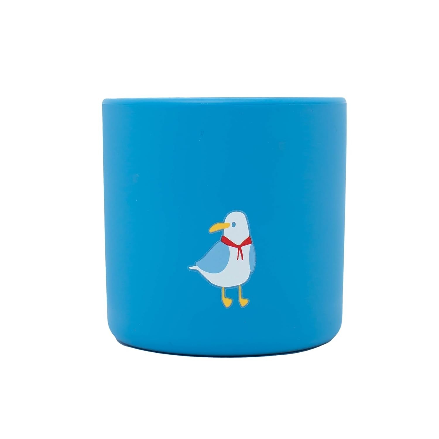 Copo de Silicone Infantil Ursinho Navy Azul - Seguro, Divertido e Ergonômico da Bup Baby
