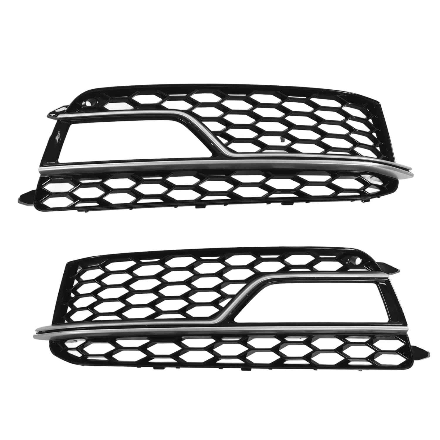 Grade de Farol de Neblina Dianteira para Audi S5 (2012-2016) - Acabamento Premium ABS
