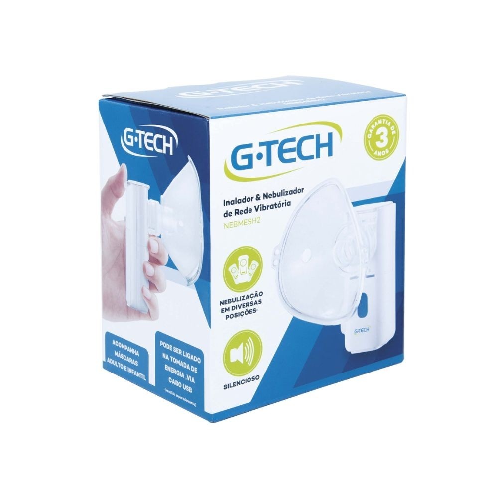 Nebulizador G-Tech NEBMESH2: Inale com Alívio!