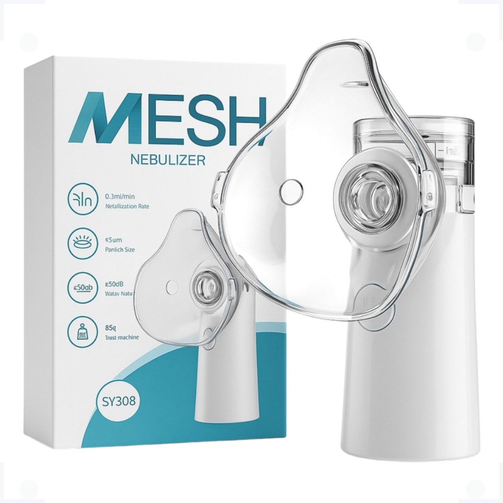 Nebulizador Portátil Silencioso: Respiração Fácil em Qualquer Lugar
