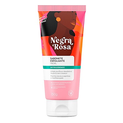 Negra Rosa Esfoliante: Pele Limpa e Sem Oleosidade