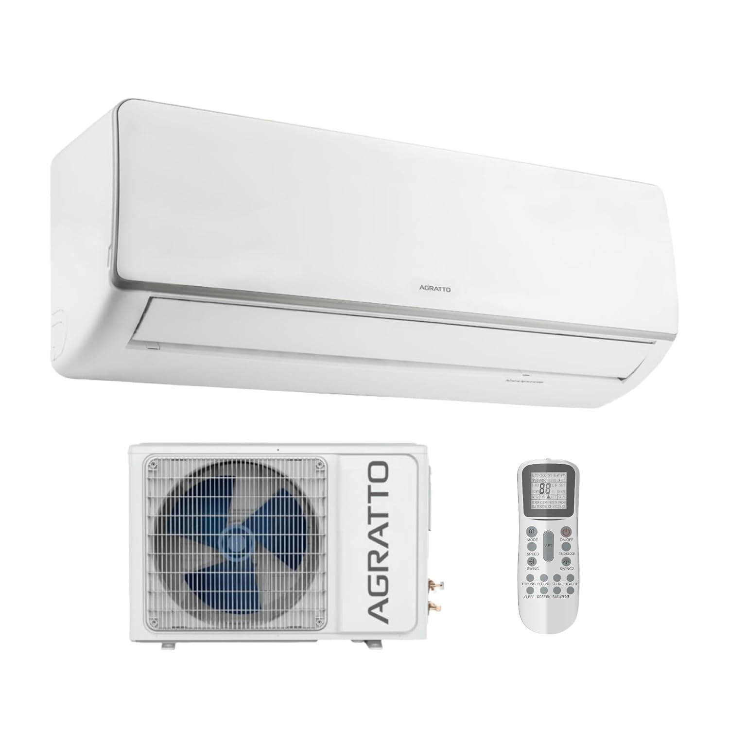 Ar Condicionado Split Agratto Neo Inverter 9000 BTU/h - Frio, Eco, Silencioso e Econômico