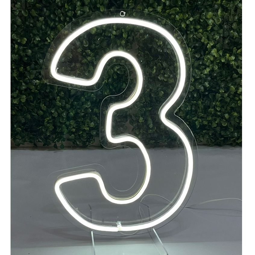 Neon Led 0 a 9: Decore com Luminosidade e Estilo
